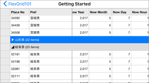 図12　グループ化の結果（iOS）