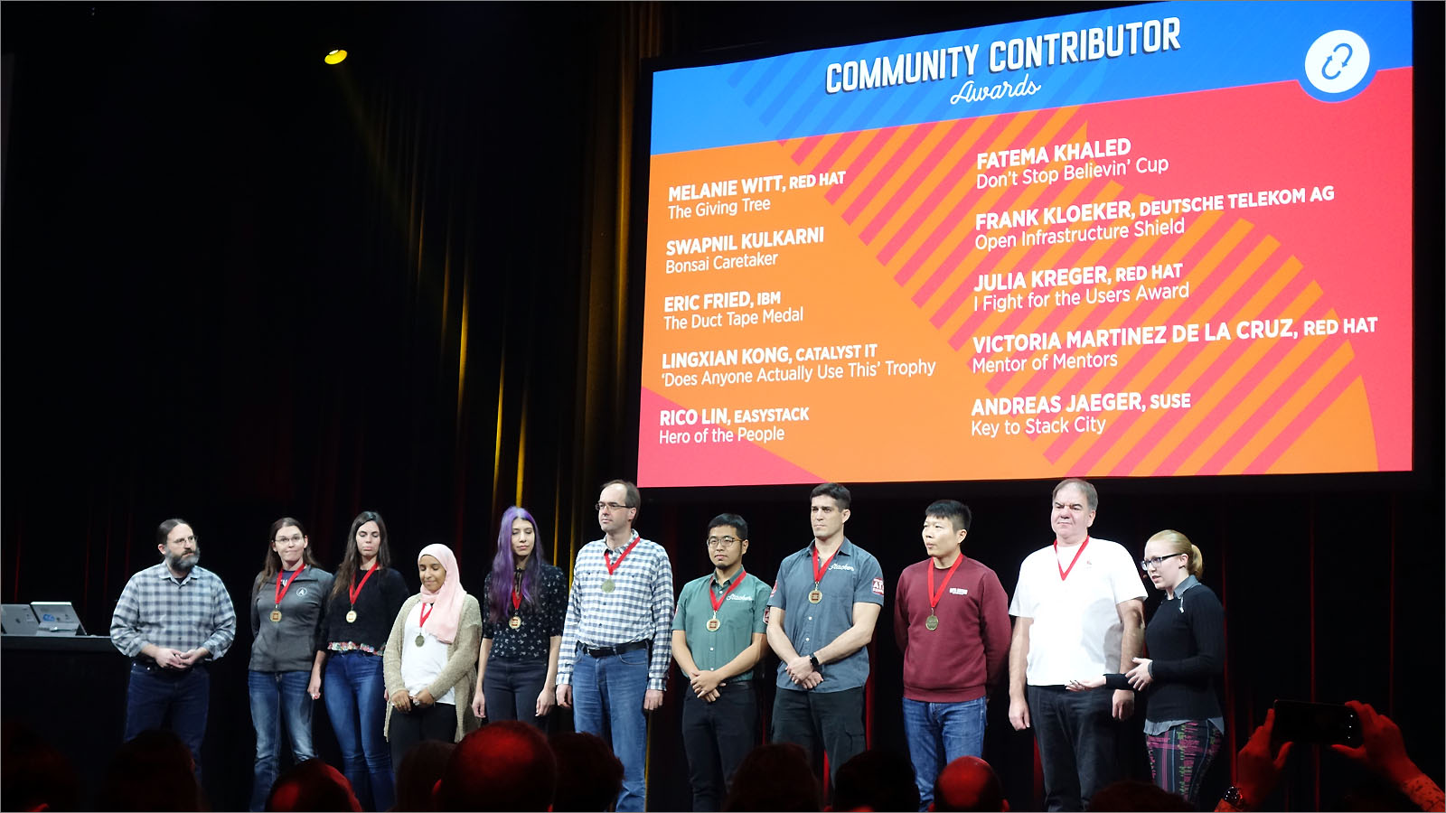 OpenStack Community Contributor Award受賞者