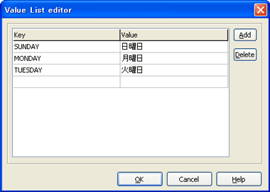 図3 Itemsプロパティの設定