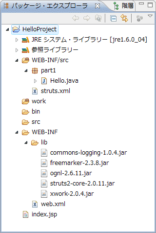 プロジェクト全体のファイル構造 プロジェクト全体のファイル構造