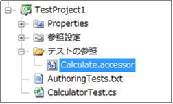 図3：プライベートアクセッサファイル