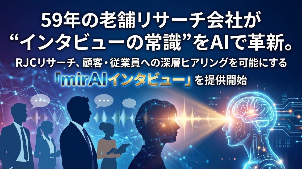 mirAIインタビュー サービスイメージ