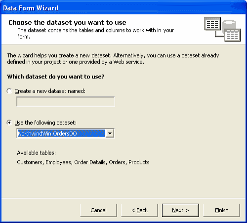 図4 Data Formウィザード(画面2) 図4 Data Formウィザード(画面2)