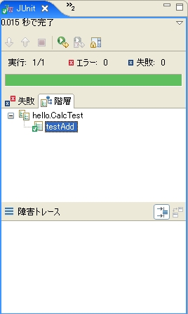 Junitテストの実行 Junitテストの実行