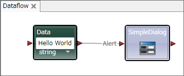 図6:VPLTutorial1を起動した時のダイアグラム領域