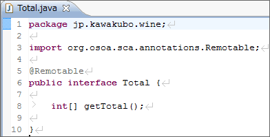図12:Totalインターフェース