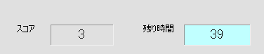 経過時間の表示