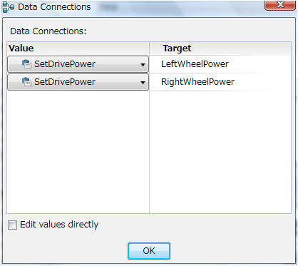 図16 Data Connectionsの設定