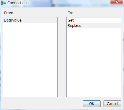図19 Connectionsダイアログの設定