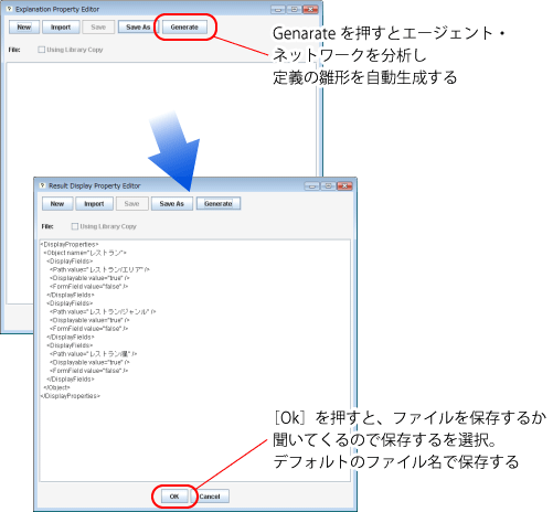 図9　Explanation PropertyとDisplay Propertyの設定