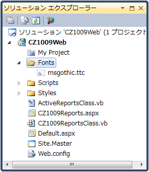 図6 Fontsフォルダの設置