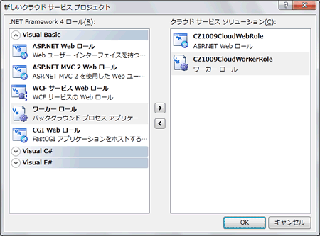 図8 ロールの選択