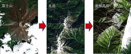 日本国内の山一覧のスライドショー