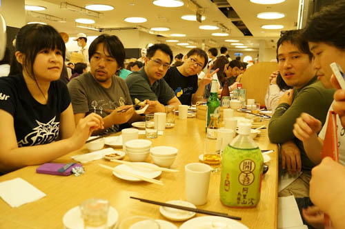 会食の様子