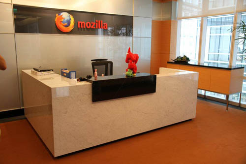Mozilla Taiwanエントランスにある受付