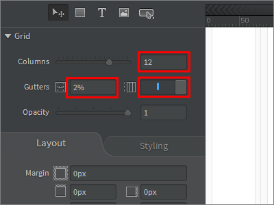 図6　グリッドの設定