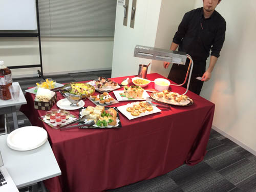 パーティメニュー試食会の様子1