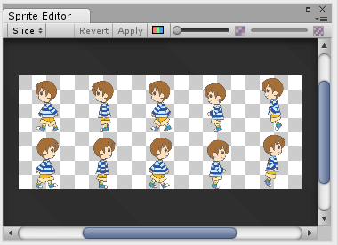 Sprite Editorの起動