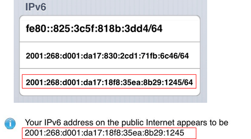 図8. グローバルIPv6アドレス割当と利用シーン