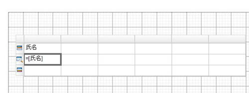 列ラベルとデータが最初の列に設定される