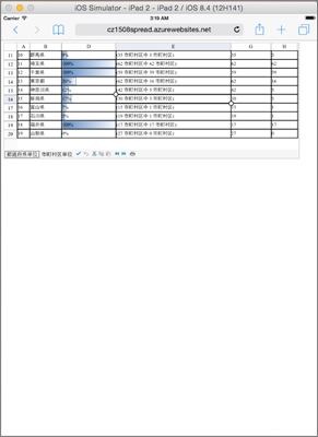 図14　iPad 2での表示