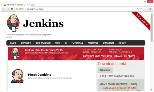 Jenkinsの公式サイト