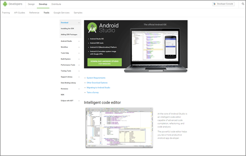 図3　Android Studio／SDKのダウンロード