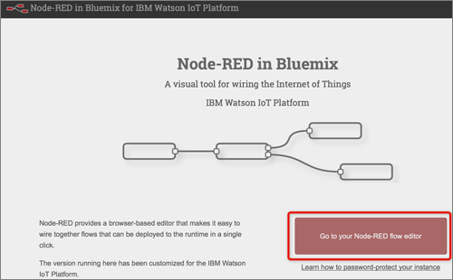 図4　Node-REDの開始