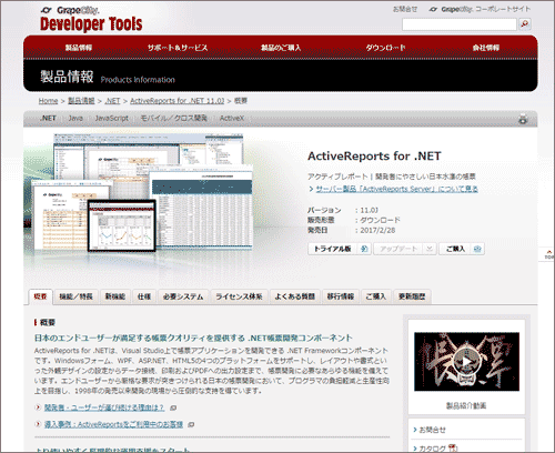 ActiveReports for .NET 11.0J