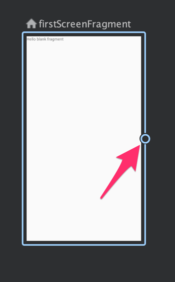 図17：アクションの起点となる丸い印