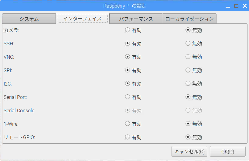 Raspberry Piの設定