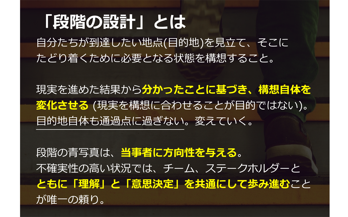 「段階の設計」とは