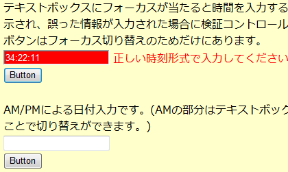 図20 許容していない入力形式で入力された画面