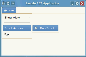 図2　「Run Script」アクション