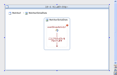 EventDrivenアクティビティの編集画面
