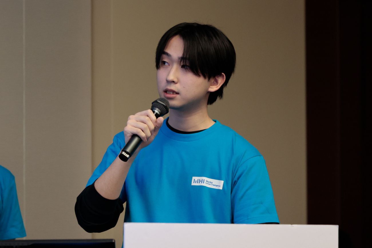 株式会社Works Human Intelligence Product Div. Advanced Technology Dept. 宮原 利空氏