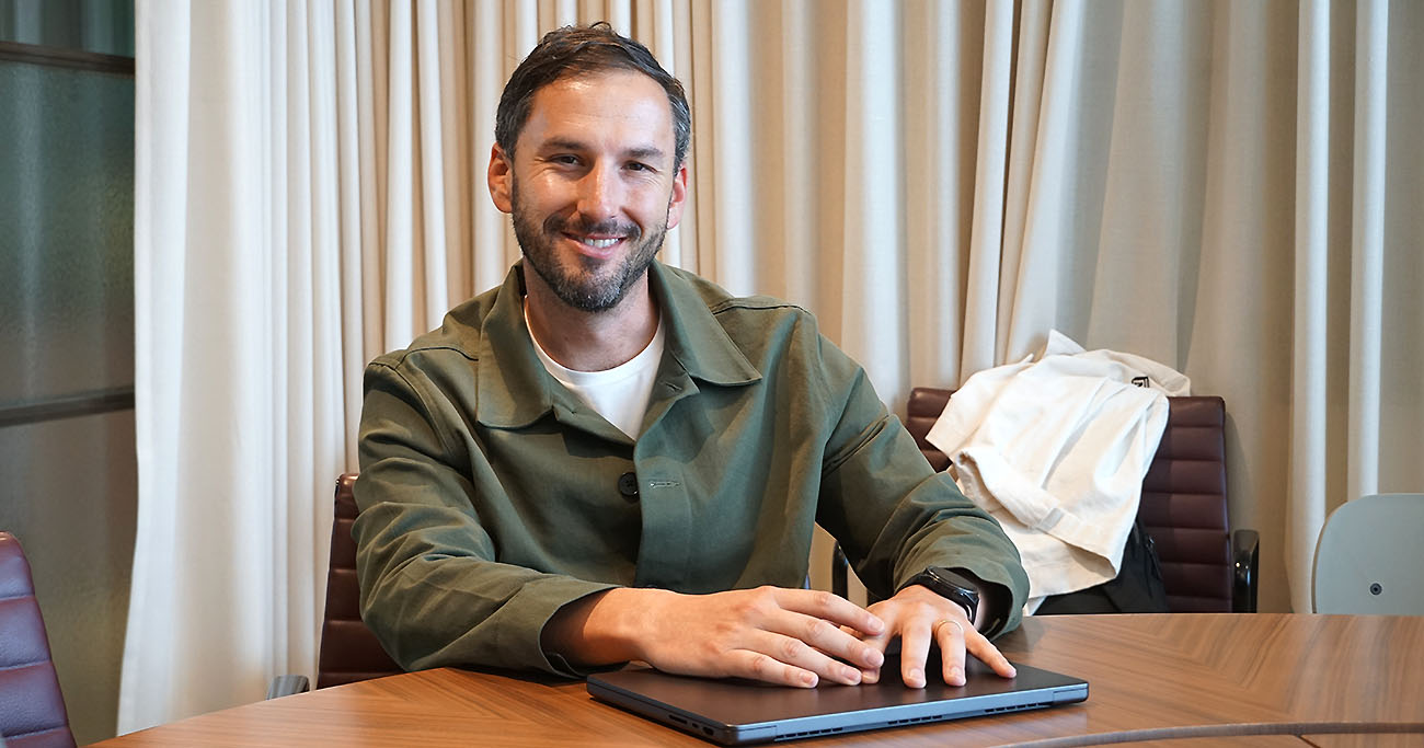 インタビューに応じるNotion プロダクトマネージャーのEric Goldman氏
