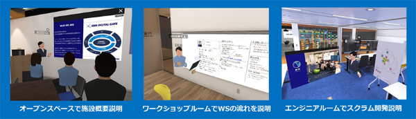 バーチャル空間を活用した「KDDI DIGITAL GATE」の体験ツアー