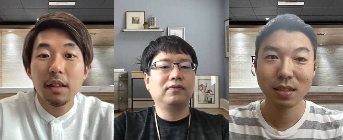 Retty株式会社 プロダクト部門執行役員 VPoP 野口大貴氏（左）／エンジニアリング部門執行役員 VPoE 小迫明弘氏（中）／エンジニアリング部門 シニアマネージャー 常松祐一氏（右）