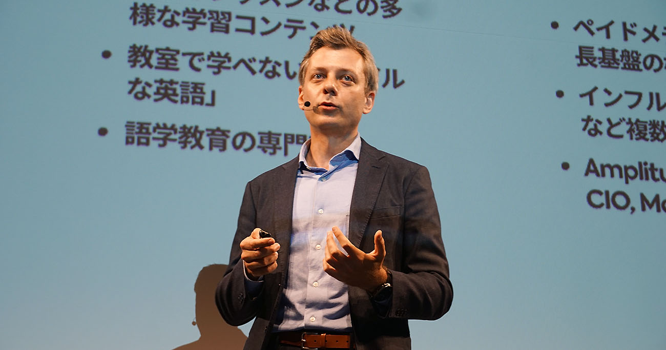 スピークジャパン日本統括のヤン・キンジュシェンコ氏