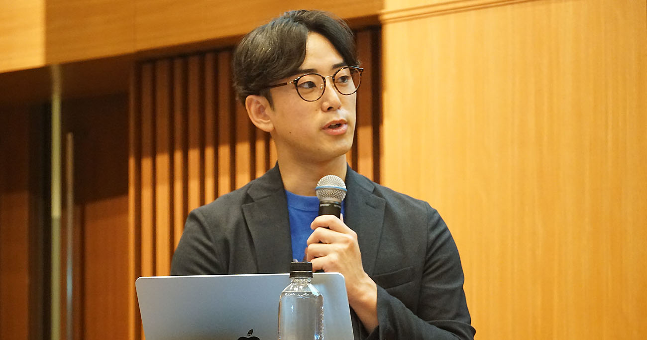 聞き手を務めたファインディ 執行役員 CPOの稲葉将一氏