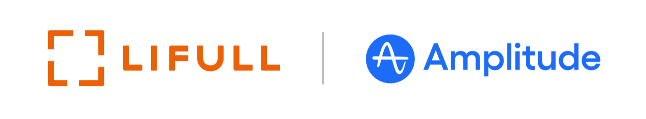 LIFULLとAmplitudeのロゴ