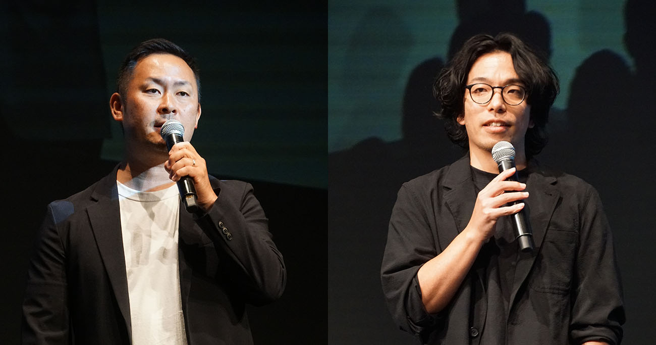NEC マーケティングCoE統括部 プロダクトマーケティングCoEグループ プロフェッショナル 田中将統氏（左）／大原淳芳氏（右）