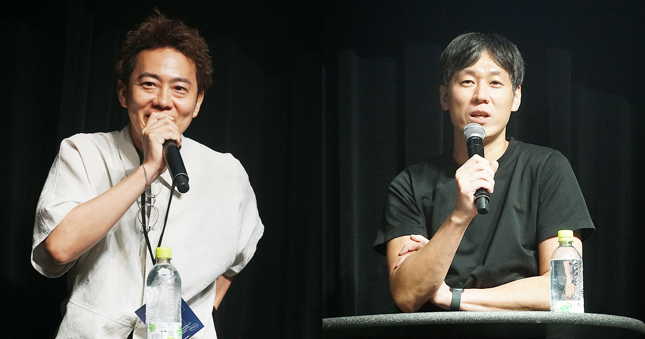 宇野雄氏（左）と坪田朋氏（右）