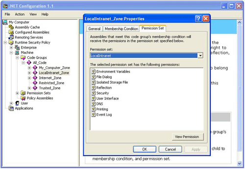 図5　LocalIntranet_Zoneのアクセス許可