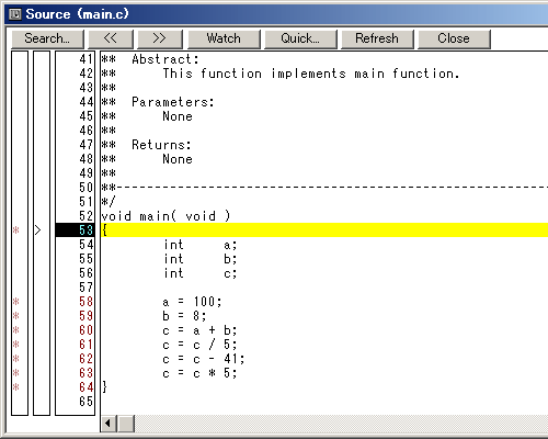 図12：SM+のSourceウィンドウ