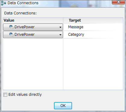 図7 ［Data Connections］ダイアログの設定