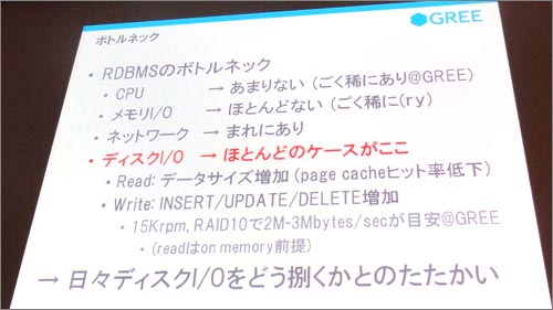 RDBMSのボトルネック