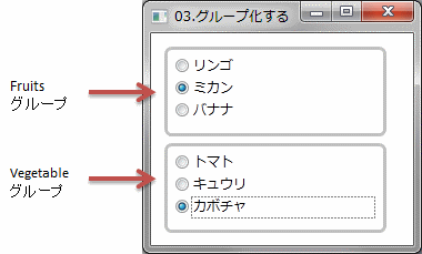 グループ化する例