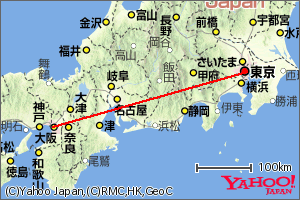 図3-2　スタティックマップAPI：ラインの表示例